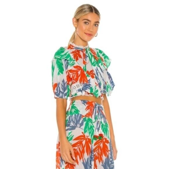 Place Nationale Saint Georges Top & Carcans Tropical Pant Set - Picture 4 of 13